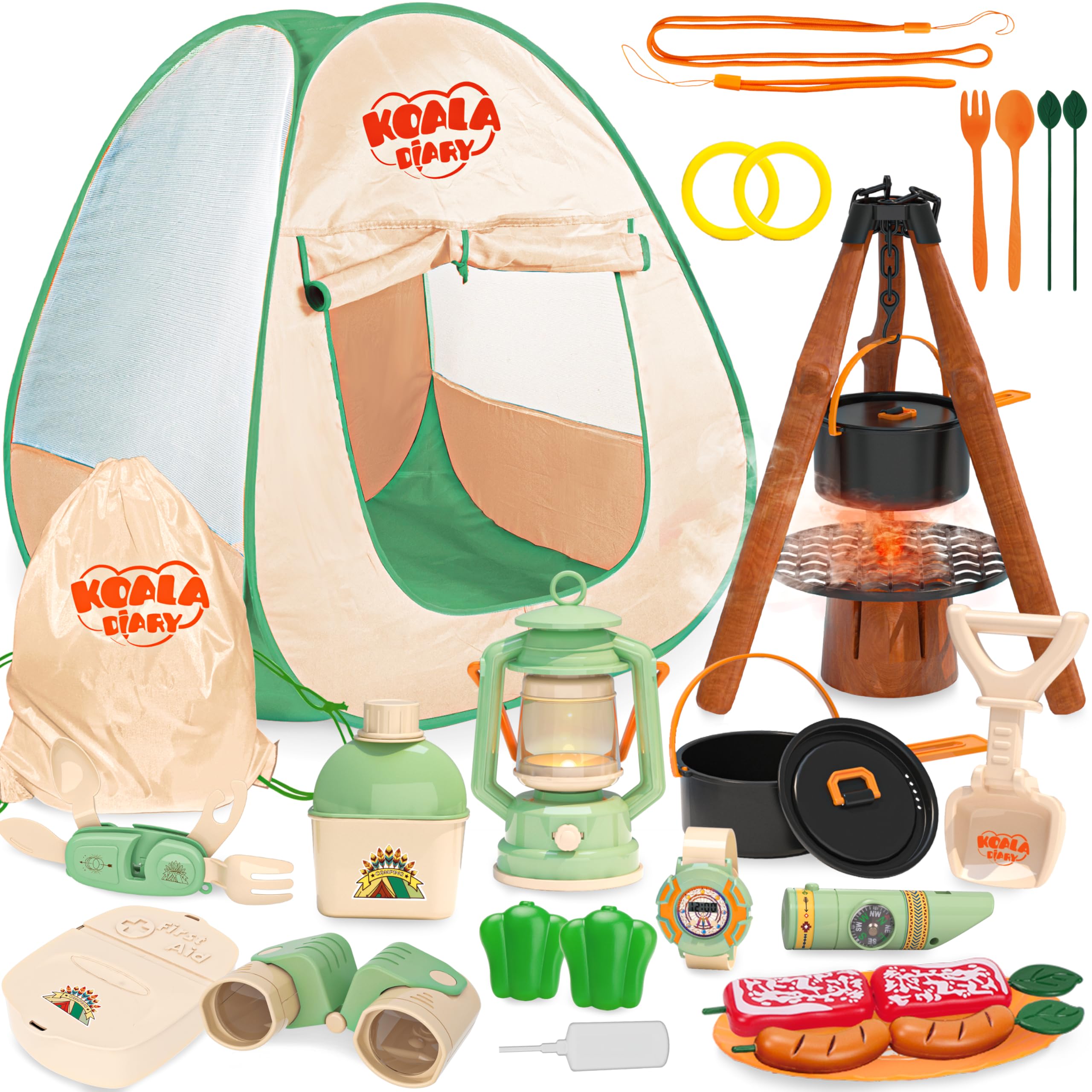 SMILESSKIDDO camping set tent pop-up for quick, easy setup and play.