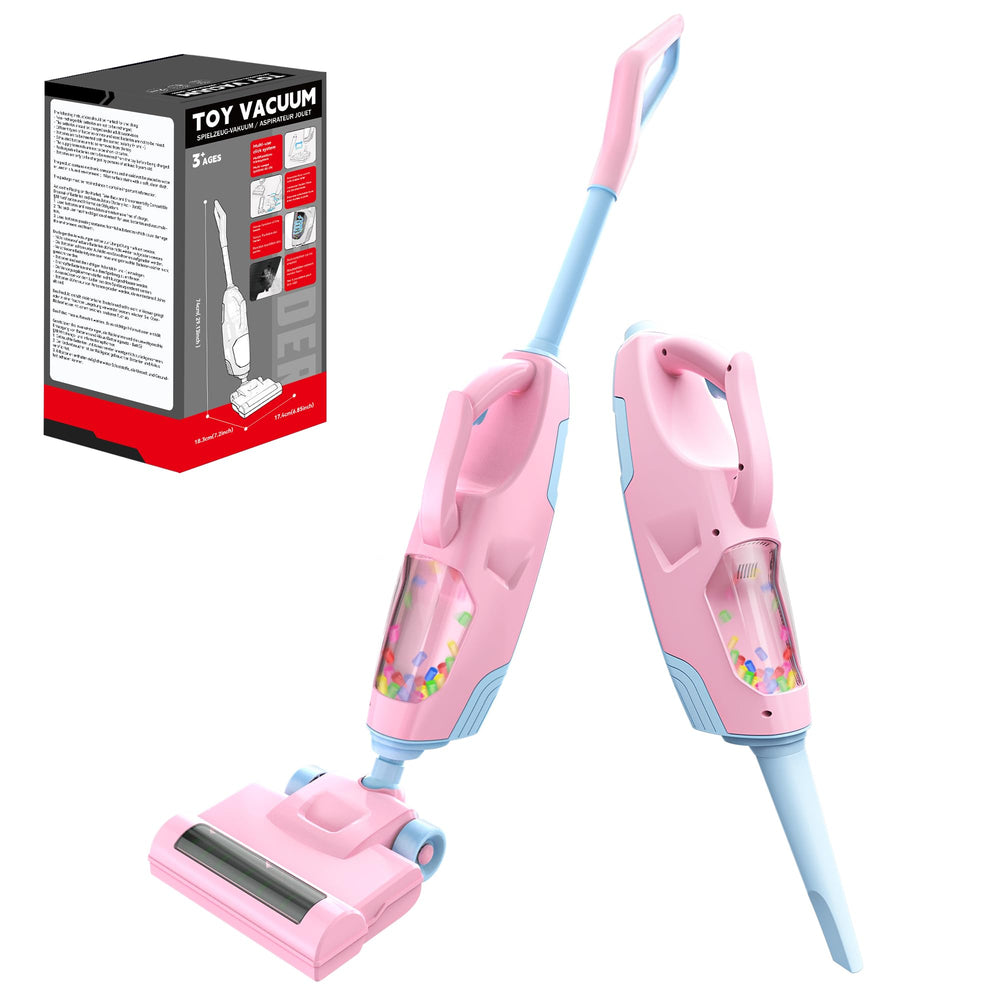 SMILESSKIDDO kids vacuum powered by batteries supports active play.