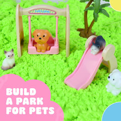 SMILESSKIDDO pet carrier and pet house for pretend play scenarios