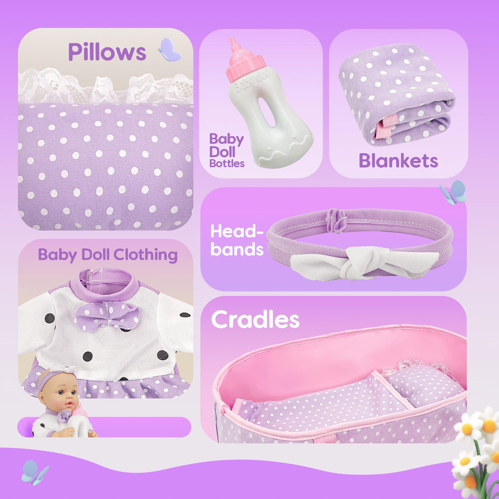 SMILESSKIDDO quilted doll clothes detail for dress-up and easy washing