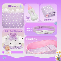 SMILESSKIDDO quilted doll clothes detail for dress-up and easy washing