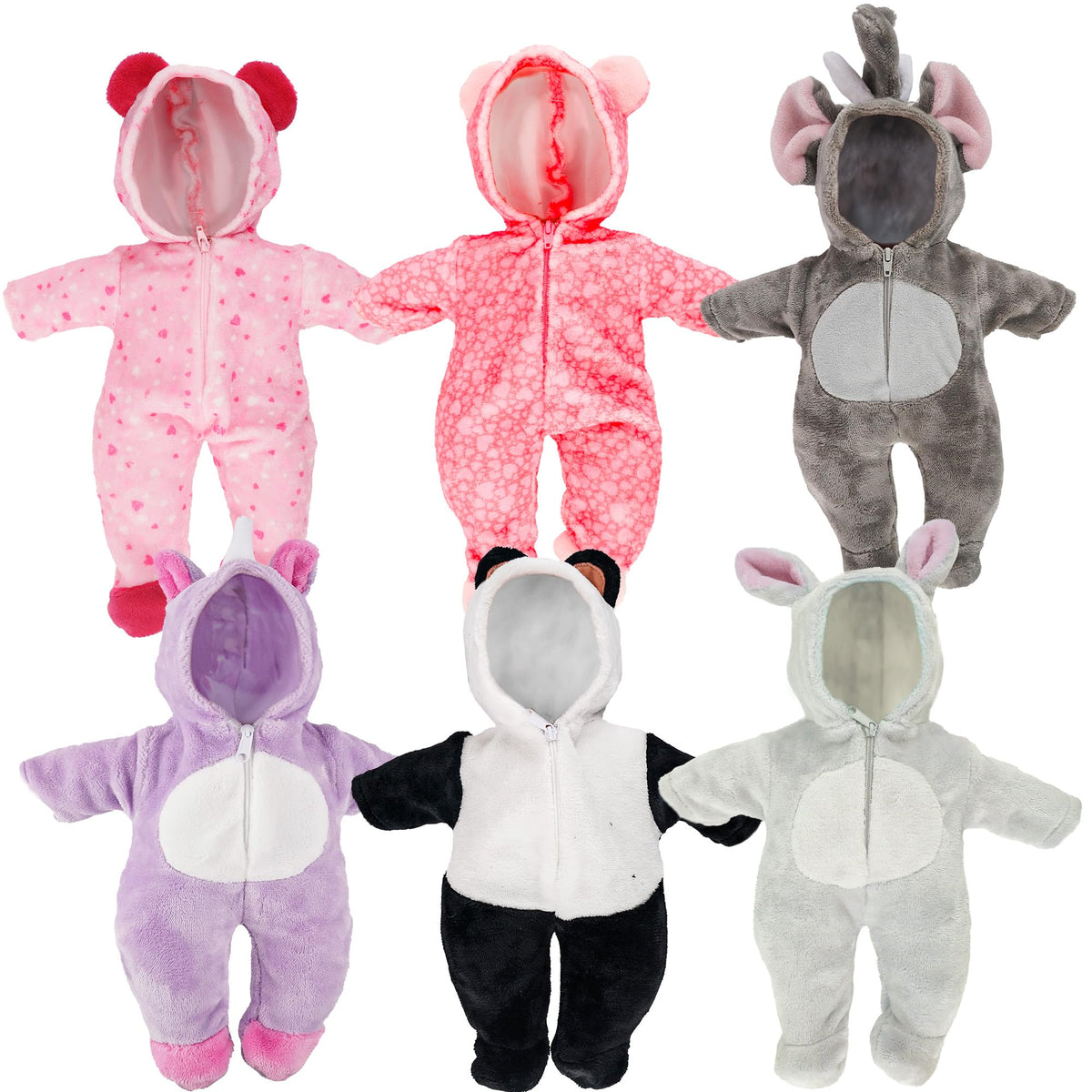 SmileSSKiddo unicorn doll outfit for 12-14 inch dolls, encourages imaginative play