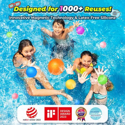 Smirodi reusable balloons enable quick fill and mess-free fun.