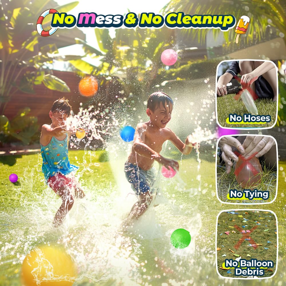 Smirodi silicone balloons reduce waste versus disposables.