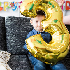Smlpuame 40-inch number balloon 1 enhances milestone photos