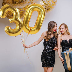 Smlpuame 40-inch number balloon 8 adds luxe touch