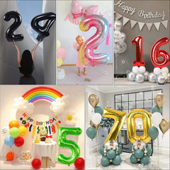 Smlpuame digits arranged on wall provide memorable social media photos.