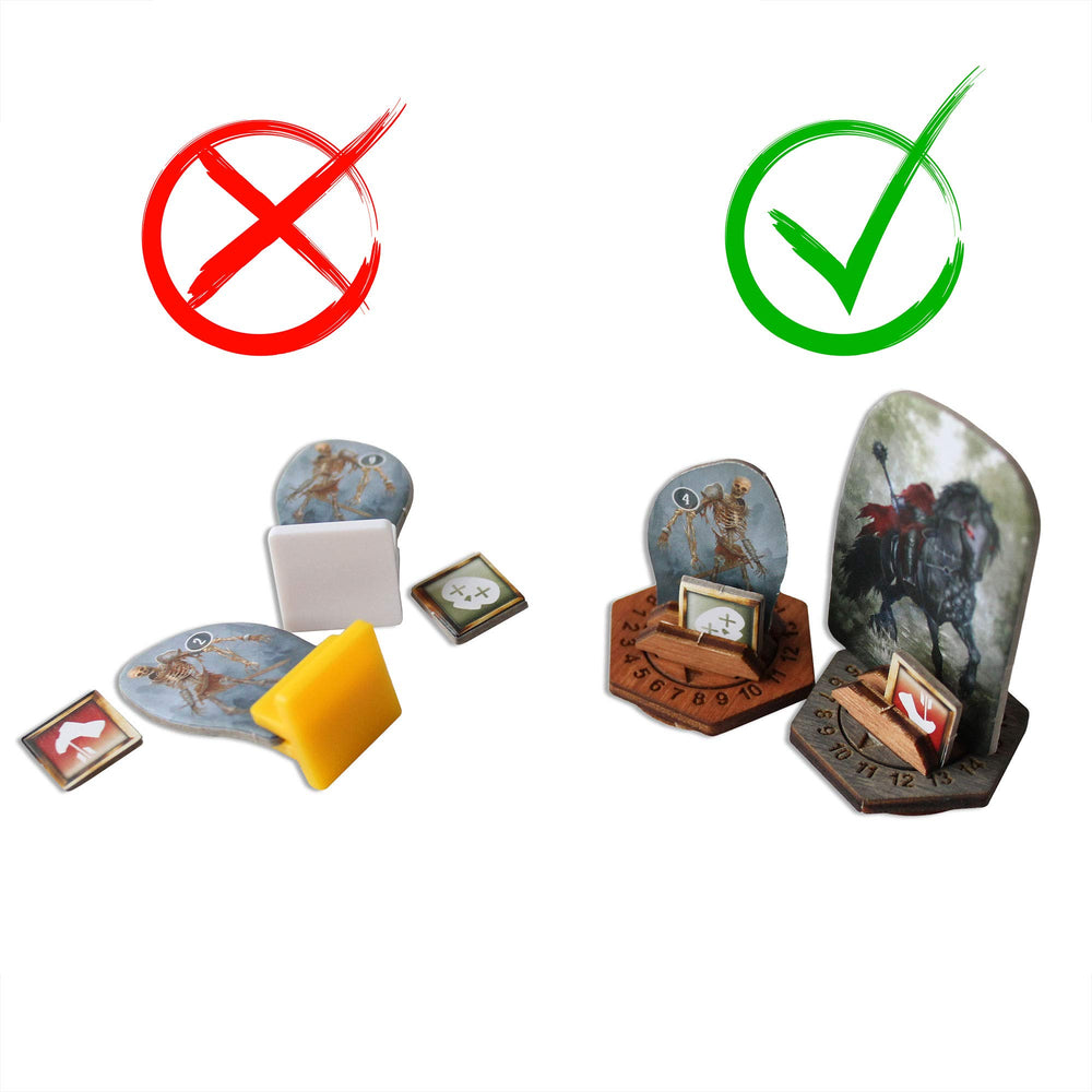SMONEX Frosthaven board game accessory keeps health tokens organized during sessions