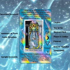 Smoostart tarot card layout shows clear, readable design for study