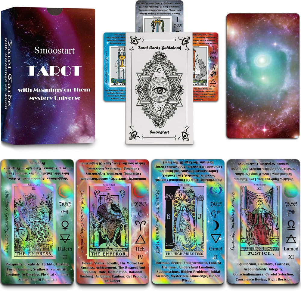 Smoostart tarot cards for beginners with meanings to guide new readers