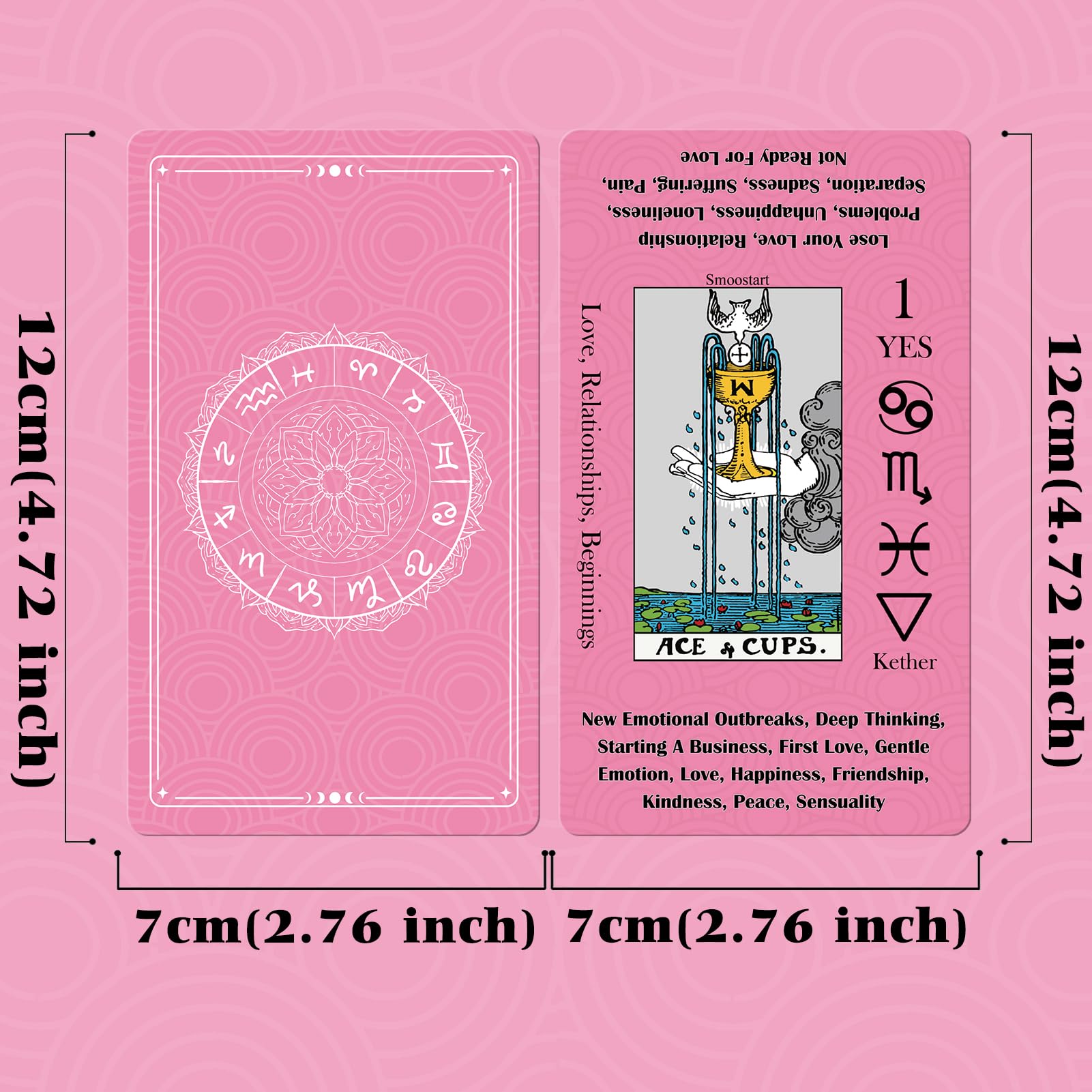 Smoostart redesigned tarot with added learning features for easier study.