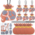 SmoothNovelty David and Goliath ornament kit in felt, ideal for classroom crafts and storytelling