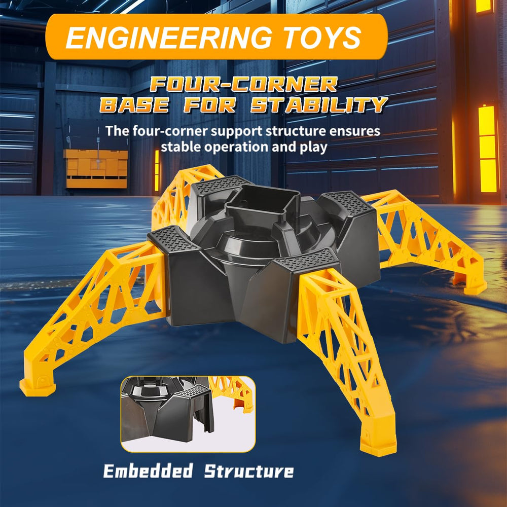 SNACKTANT tower crane with 360° rotation for immersive play