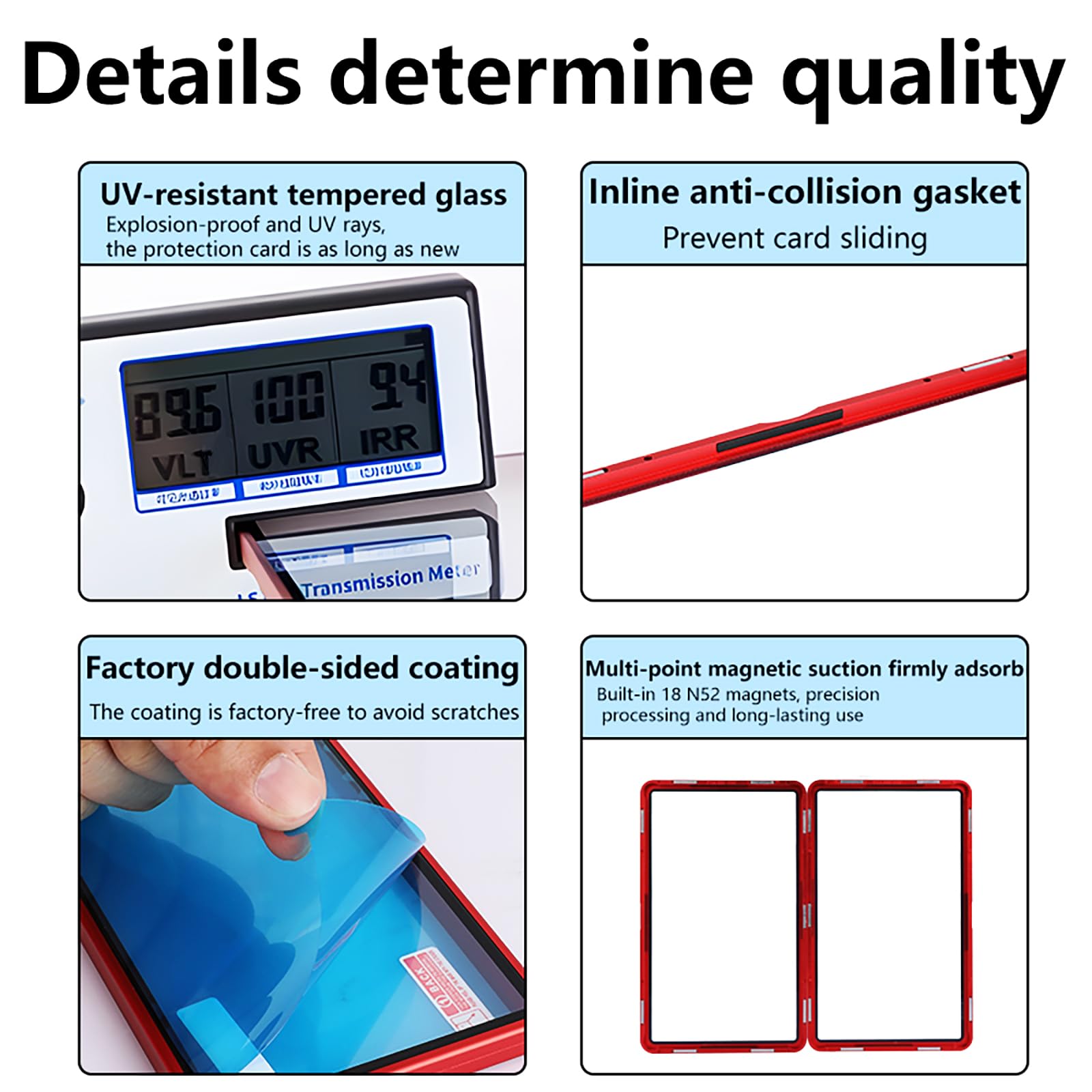 Snado magnetic closure slab case seals quietly to prevent dust and accidental openings.