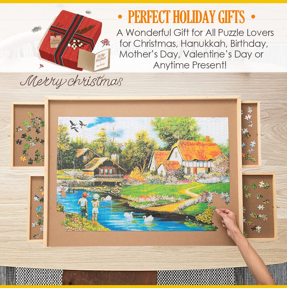 Snail Jumbo Puzzle Board gift-ready design suits puzzle lovers as a thoughtful present.
