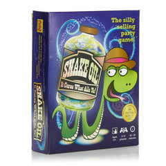 SNAKE OIL box front, the perfect party starter for groups of friends.