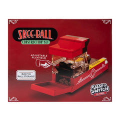Snap and Switch skee-ball ball return storage highlights built-in convenience.