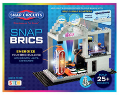 Snap Circuits BRIC-Structures project manual guides color-coded circuit builds.