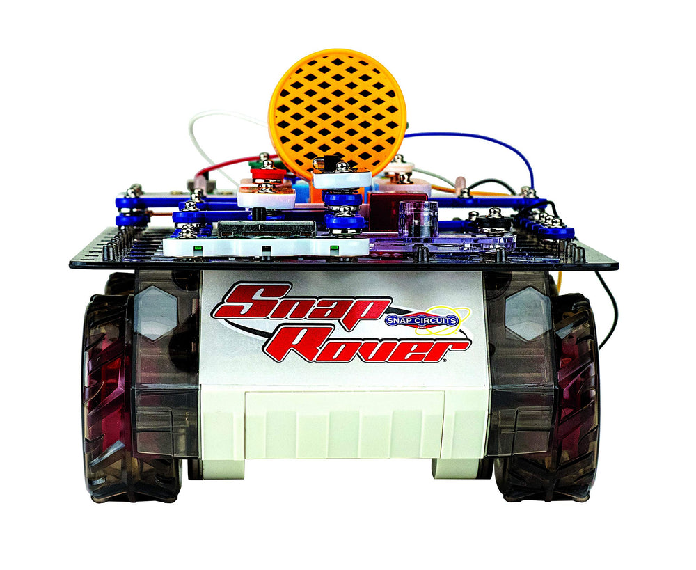 Snap Circuits Code Journey grid base layout enabling quick circuit builds.