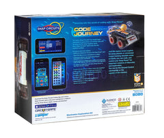 Snap Circuits Code Journey parts kit with safe, color-coded components.