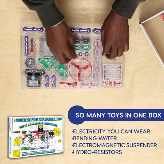 Snap Circuits Snaptricity project board—clear layout supports growing STEM skills.