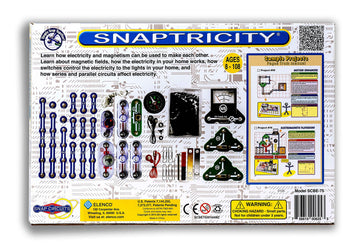 Snap Circuits Snaptricity switches and fan module—learn circuit control safely.