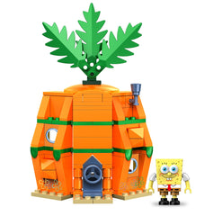 Snap & Switch SpongeBob Pineapple House construction set offers colorful pieces for creative play.