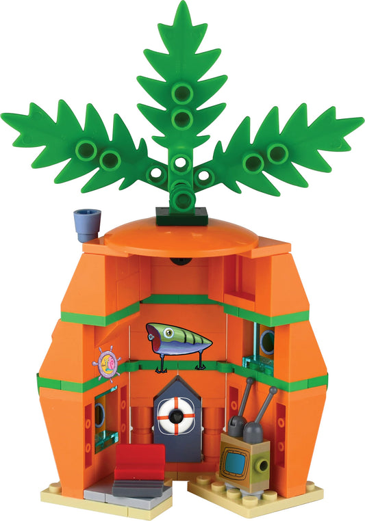 Snap & Switch SpongeBob Pineapple House construction set with interchangeable parts inspires varied builds.