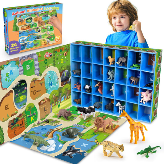 SnapGlowz farm animal figures for imaginative play and learning