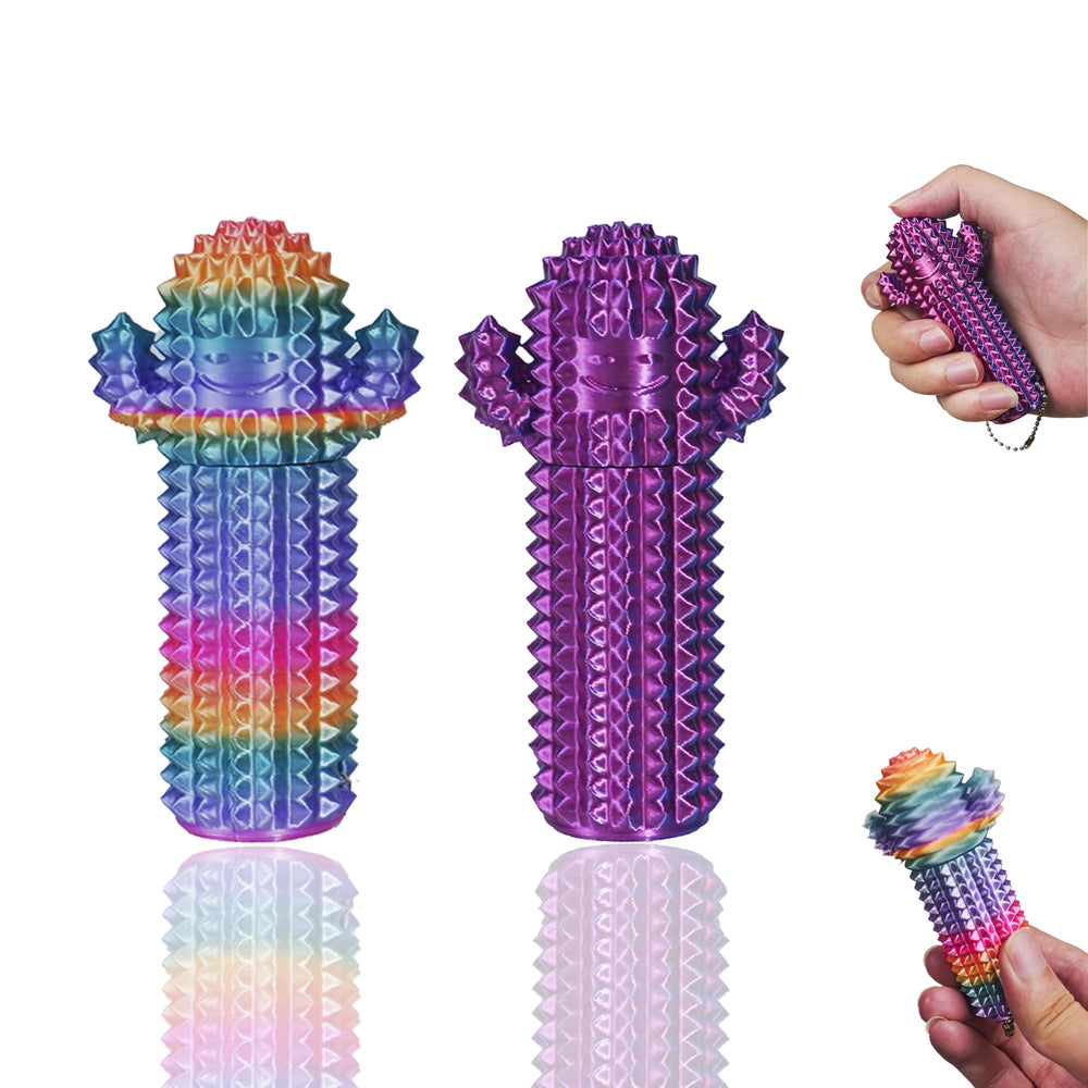 SnapMorph Little Ouchies cactus spinning toy for calming sensory play