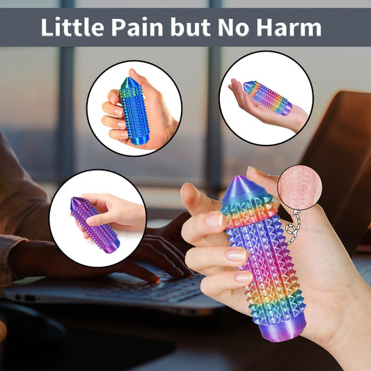SnapMorph Little Ouchies showing the long-lasting spinning action for steady sensory input.