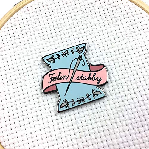 Snarky Crafter minder used as fridge magnet or bag accessory