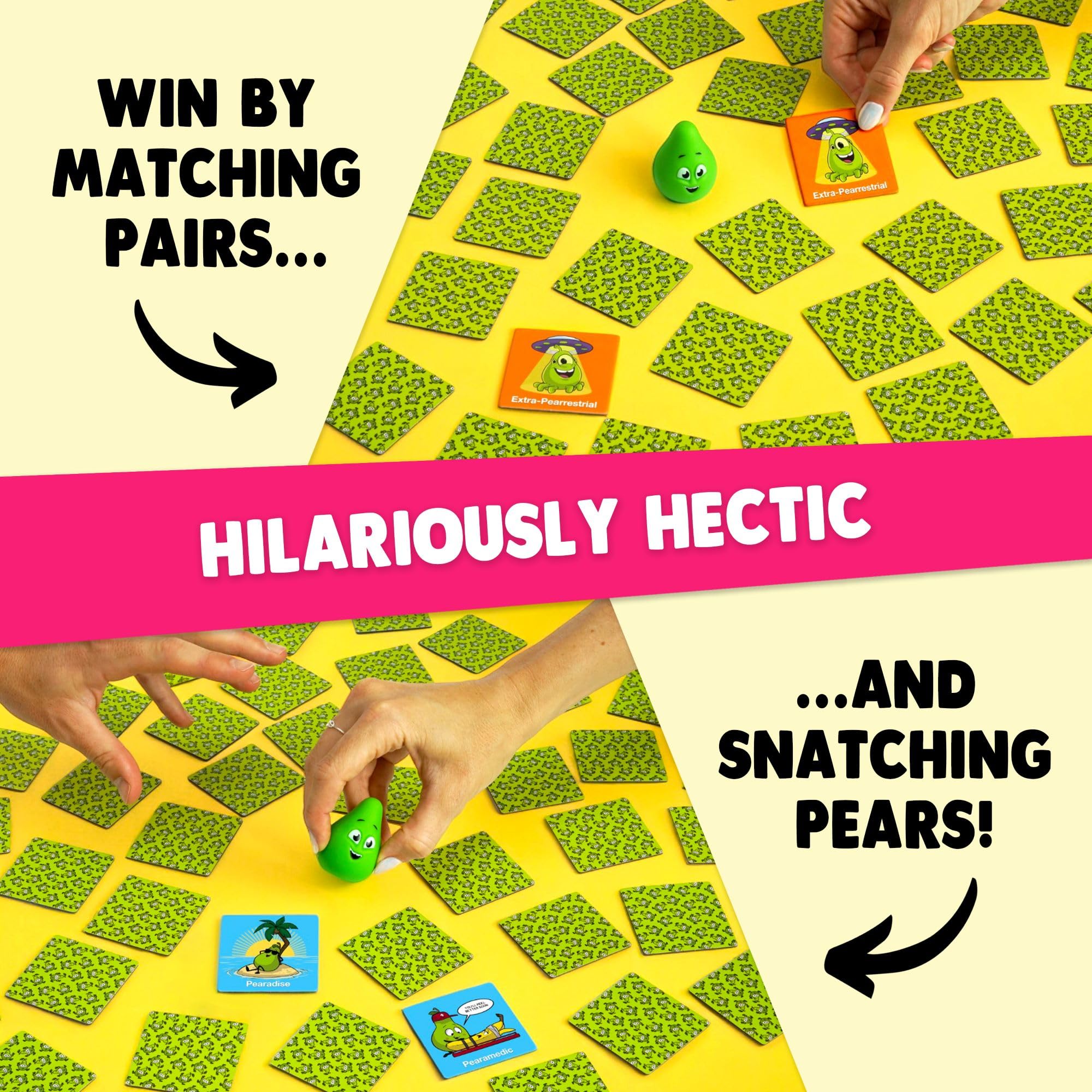 Snatching Pears pear-snatch moment during play for extra points.