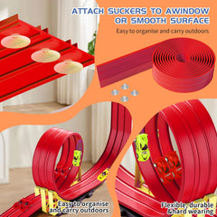 Snidov three track red set ready for multi race setups.
