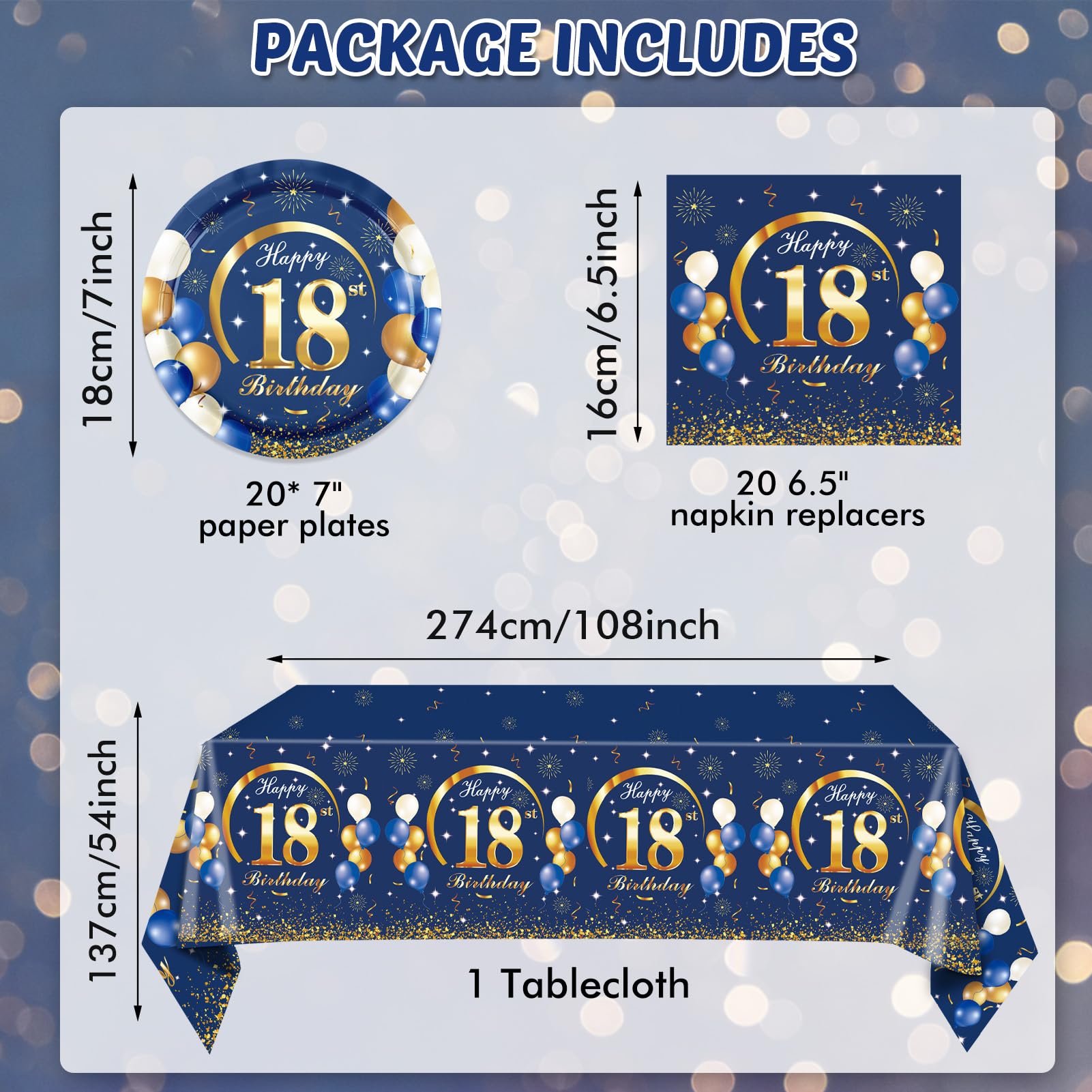 SNIMICS navy blue napkins with gold accents for quick cleanup and elegant tables
