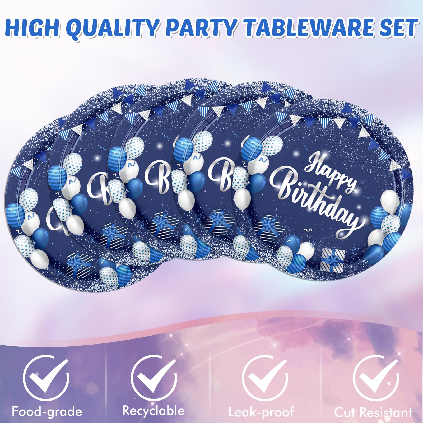 Snimics navy blue balloons add vibrant color and celebration