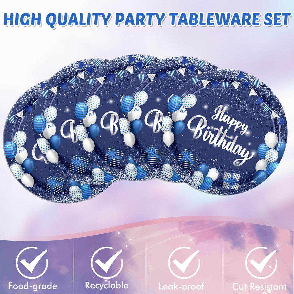 Snimics navy blue balloons add vibrant color and celebration