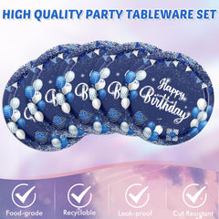 Snimics navy blue balloons add vibrant color and celebration