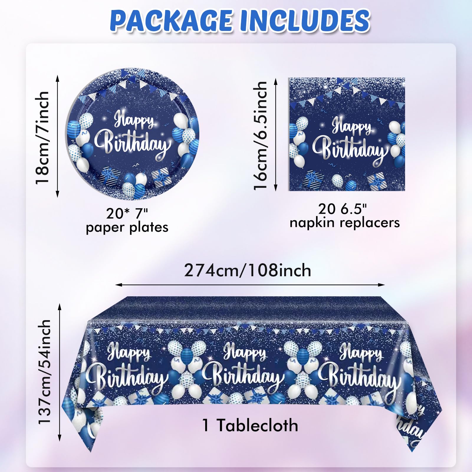 Snimics navy blue napkins add elegant touch and easy cleanup