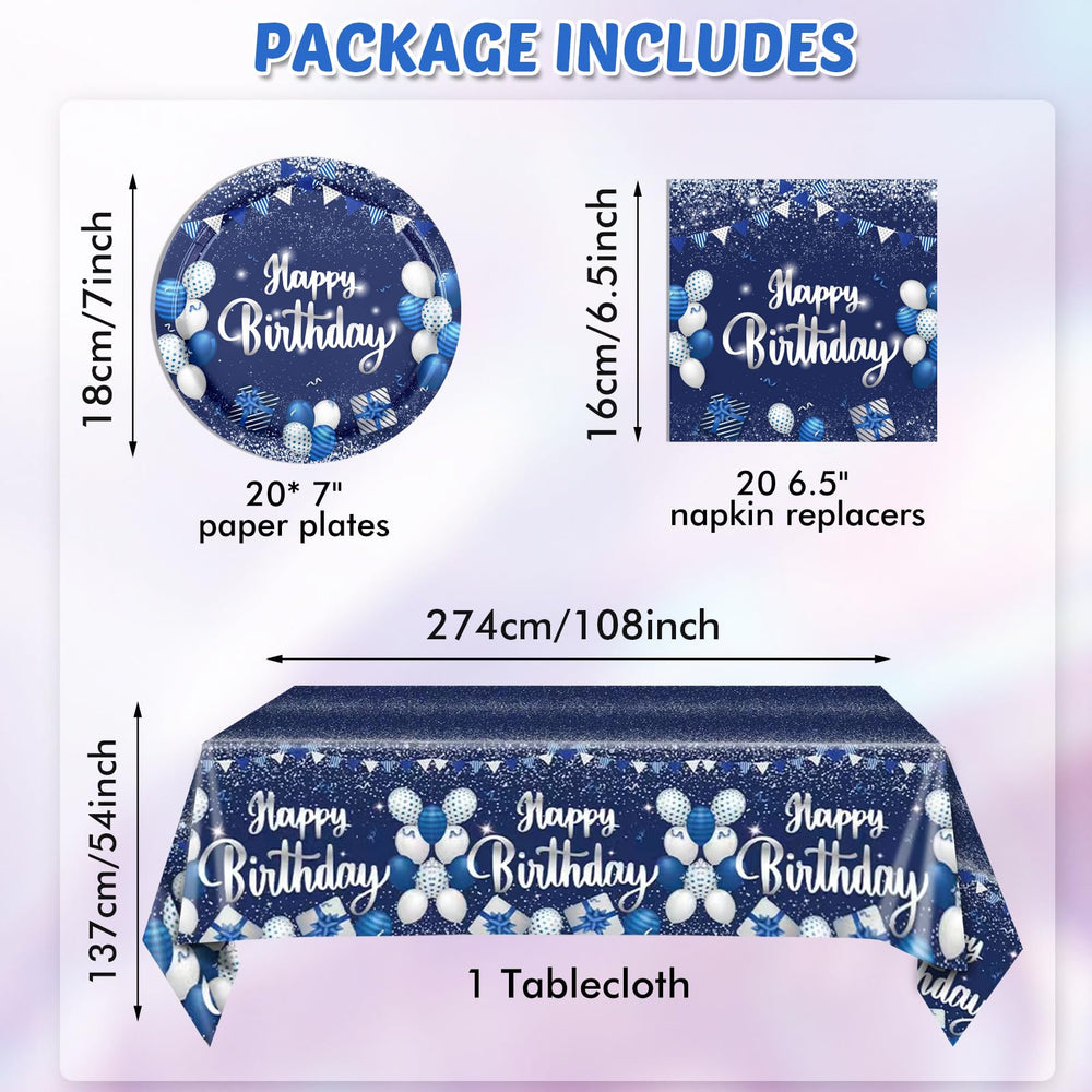 Snimics navy blue napkins add elegant touch and easy cleanup
