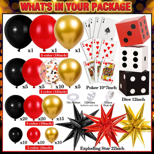 SNLN dice boxes introduce interactive fun to a casino night decor.