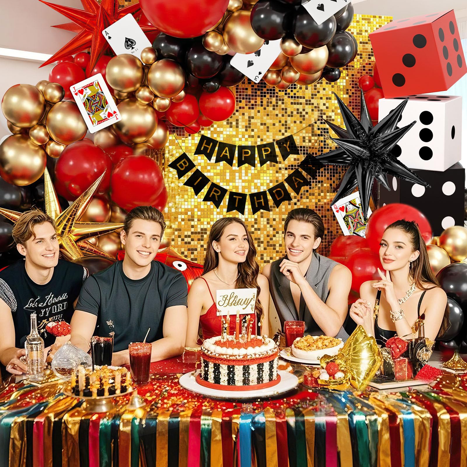 SNLN poker cards create bold photo moments and party props.