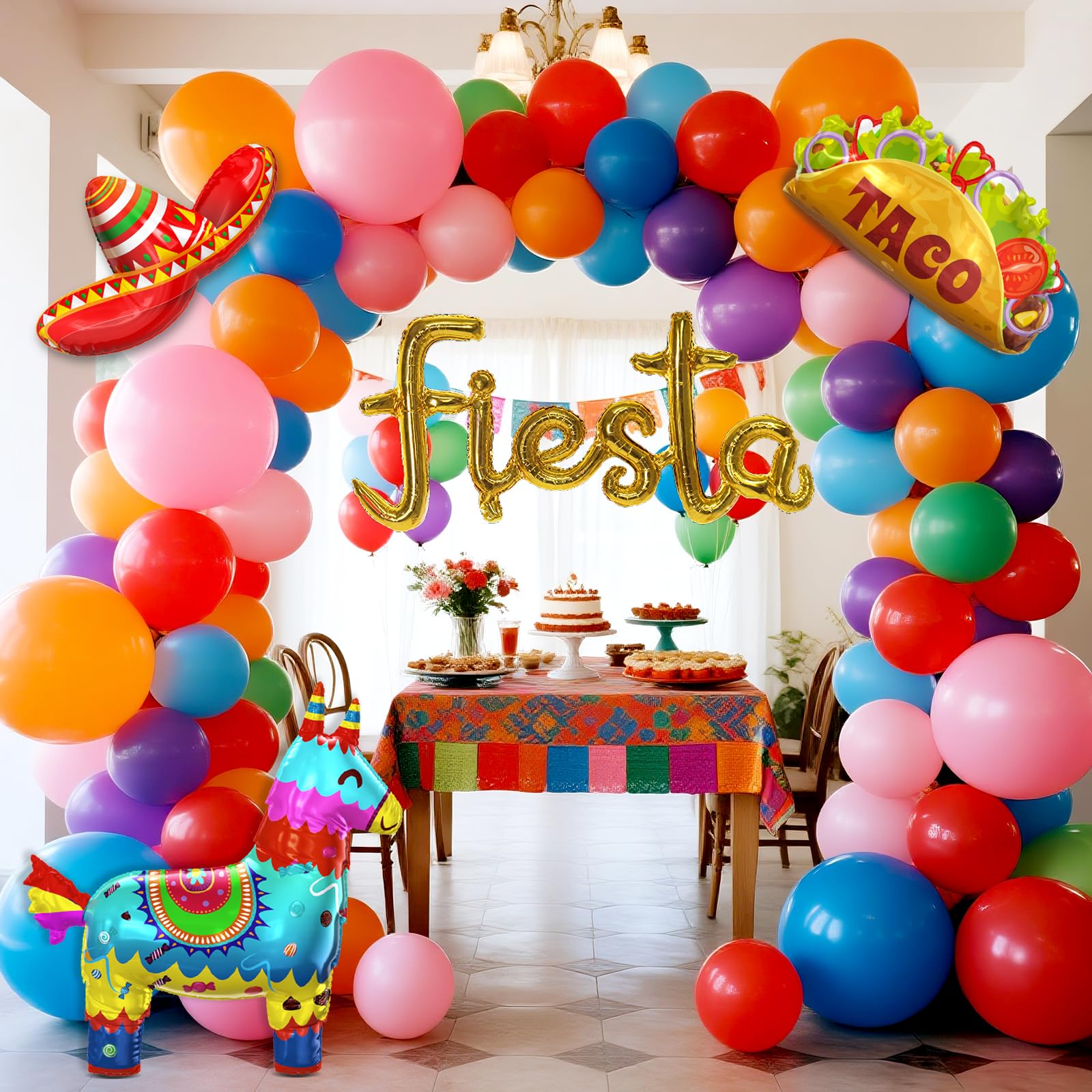 SNLN sombrero balloon accents bold fiesta styling