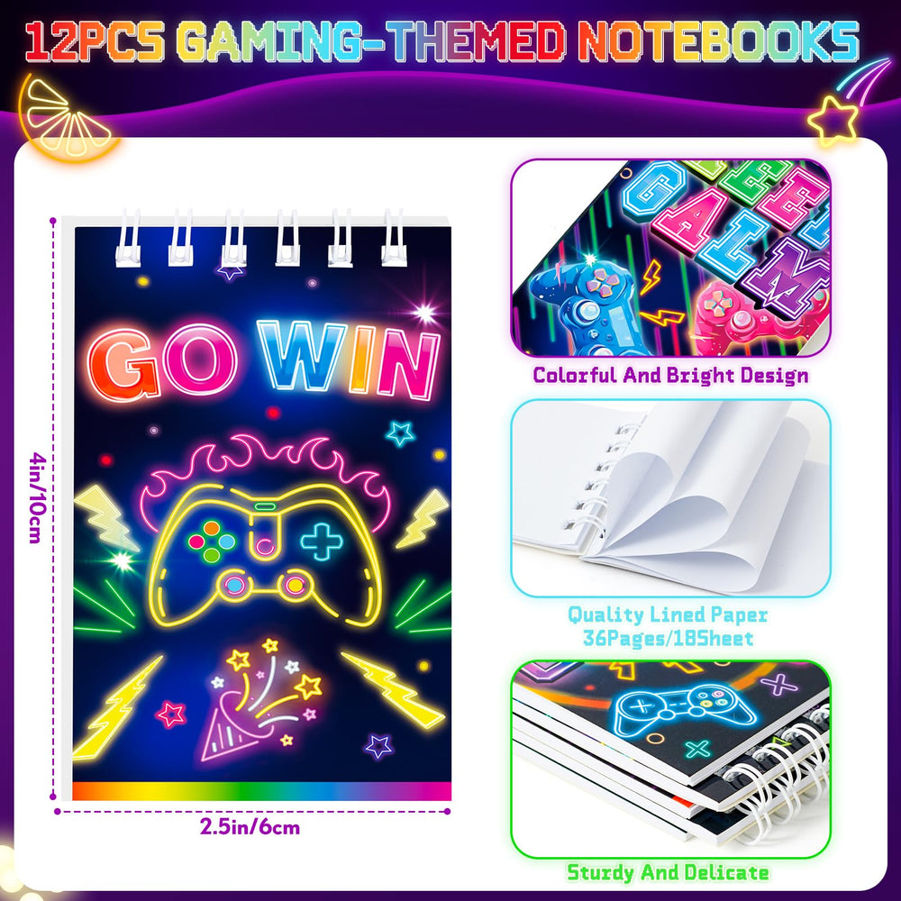 SNLN video game gift bags with colorful patterns for loot bags