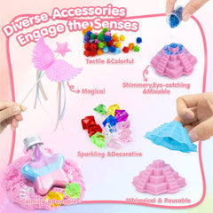 Snookids beeswax-bound sand stays moldable and non-sticky during play