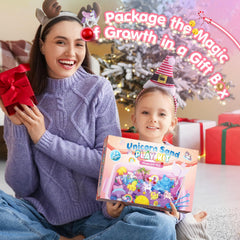 Snookids gift-ready unicorn sand set for birthdays and holidays