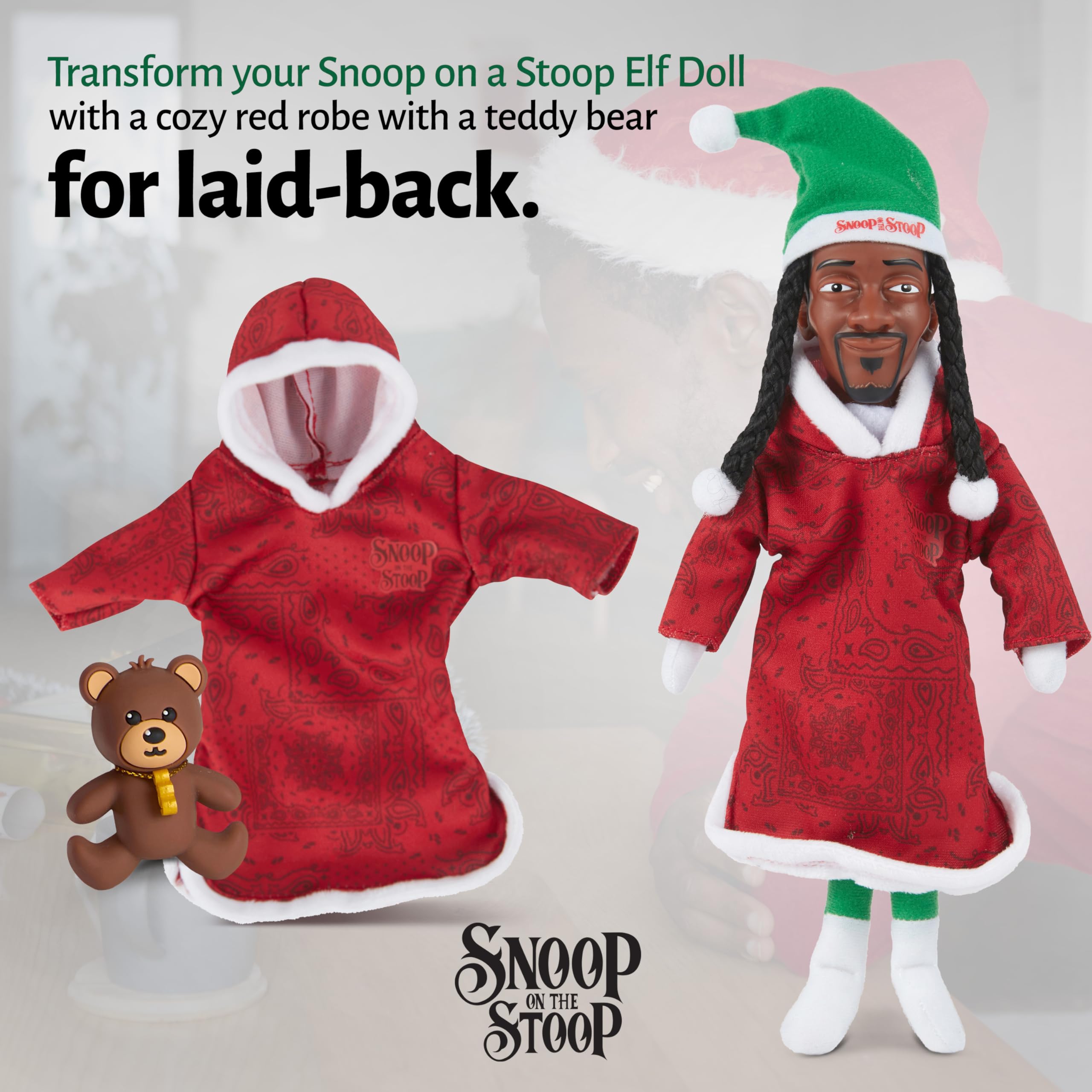 Snoop Dogg Pajama secret Santa scene sparks lighthearted gift-giving vibes.