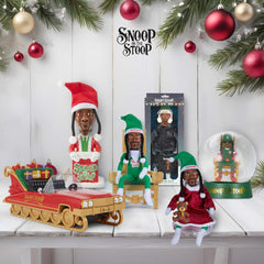 Snoop Dogg Snoop on the Stoop holiday scene decor a collectible conversation starter.