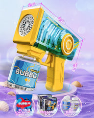 Snowalva Bubble Gun transparent body showcasing inner lights