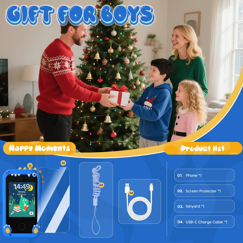 SnowCinda Kids Smart Phone unicorn dinosaur themed design adds playful appeal for gifting